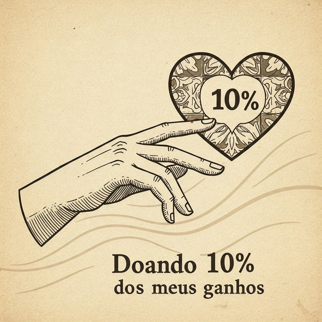 A importância de se doar 10% dos&nbsp;ganhos.