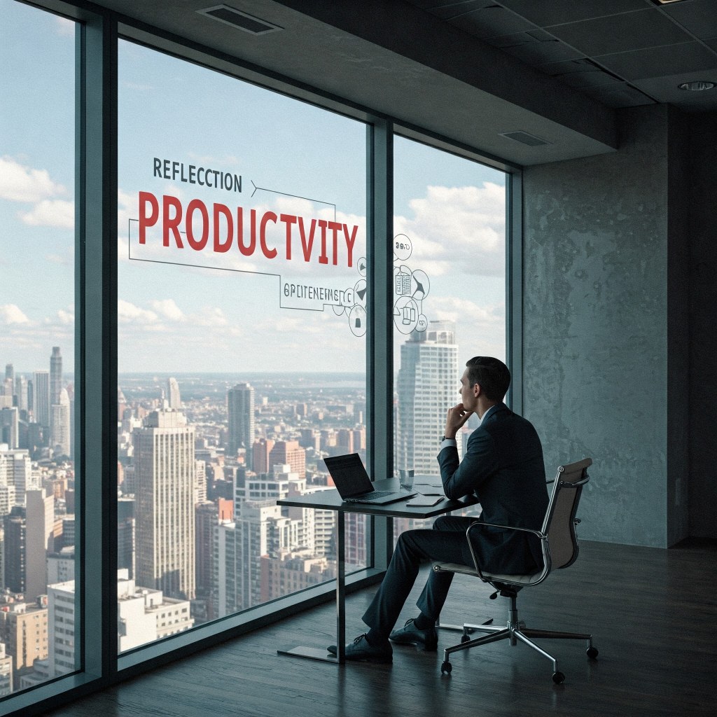 Reflexão sobre produtividade.