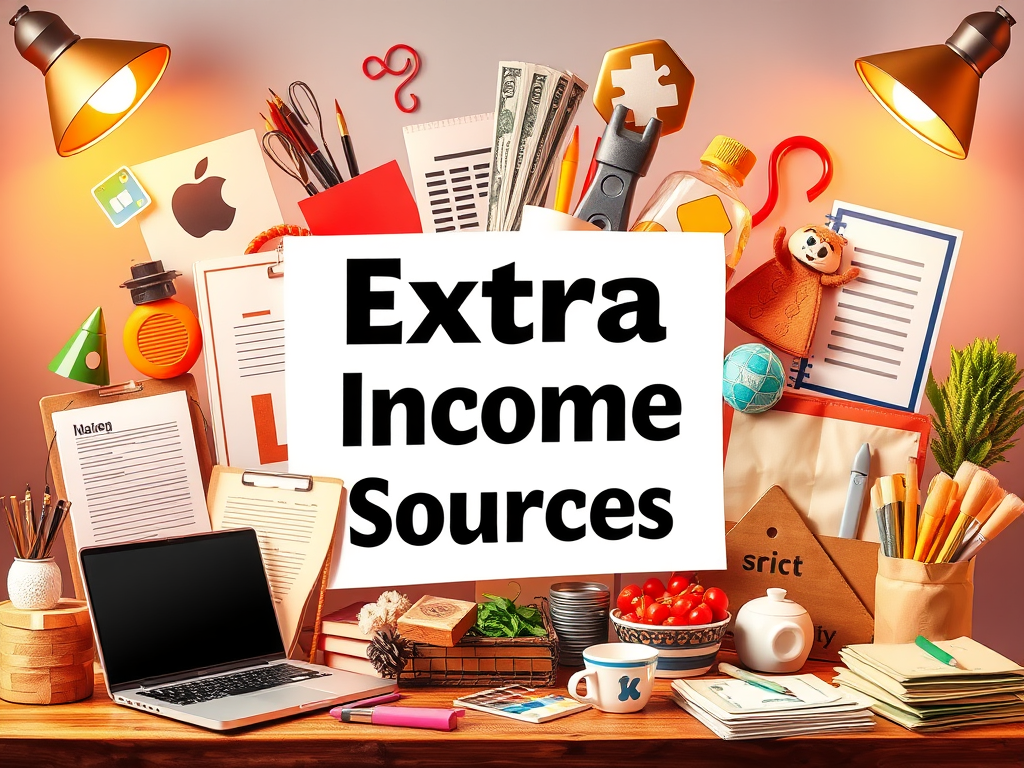 Fontes de renda&nbsp;extra.